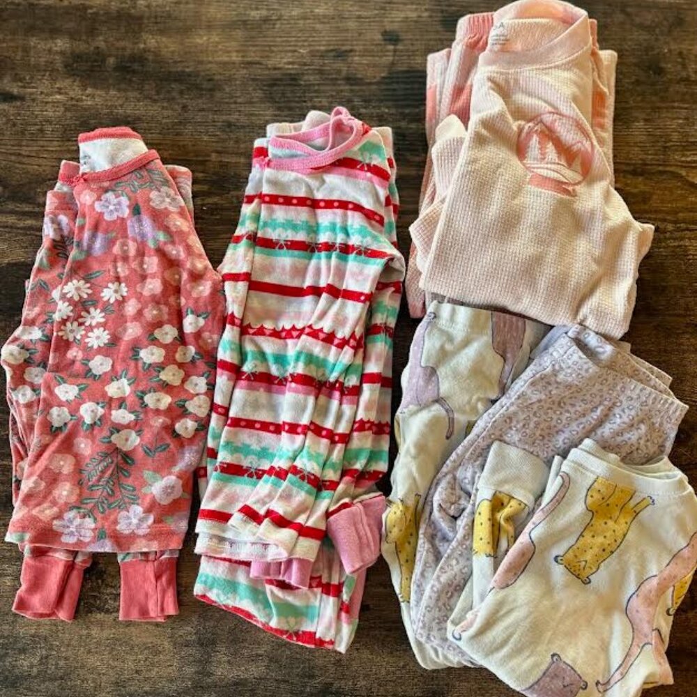 5T Girls Pajamas Bundle